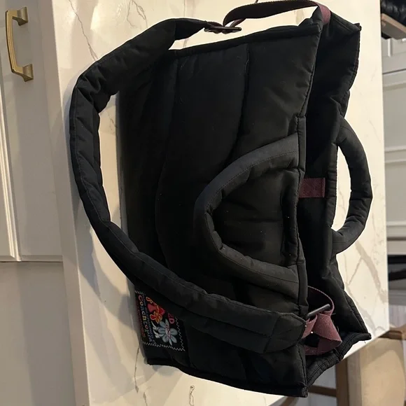 Coach Black Quilted Laptop Bag with Patch - Picture 4 of 6